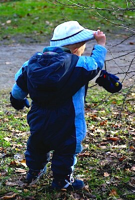 Setz die Mütze auf! – Ich will nicht! – Foto von Ralph Eckstein